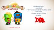 15 TEMMUZ DEMOKRASİ VE MİLLİ BİRLİK GÜNÜ
