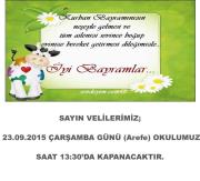 İyi Bayramlar