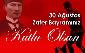 30 AĞUSTOS ZAFER BAYRAMIMIZ KUTLU OLSUN